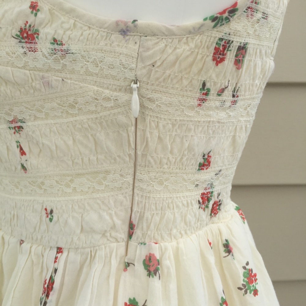 Free People floral print sleeveless mini dress - Picture 8 of 11